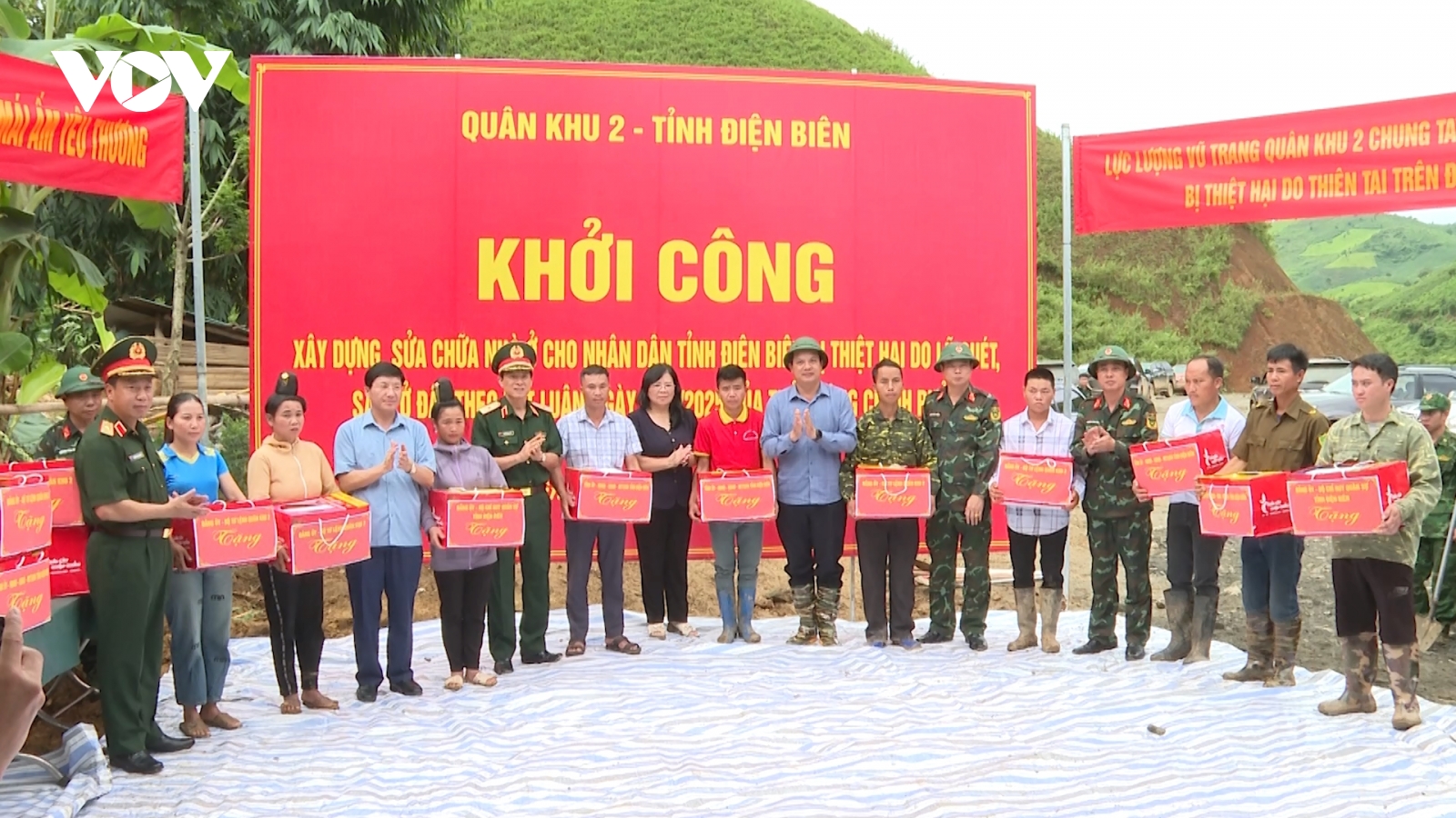 Khởi công xây dựng hơn 300 căn nhà cho người dân Điện Biên bị ảnh hưởng mưa lũ